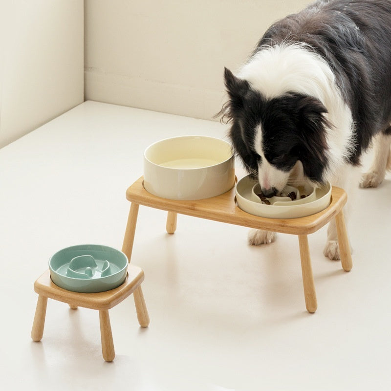 Enhancing Your Pet's Mealtime: The Anti Choking Tip Proof Ceramic Slow Feeder Pet Bowl